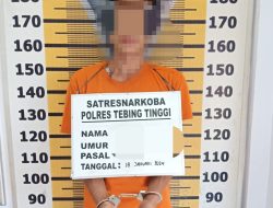 Bawa Sabu, Pria Asal Medan Ditangkap Polisi di Tebingtinggi