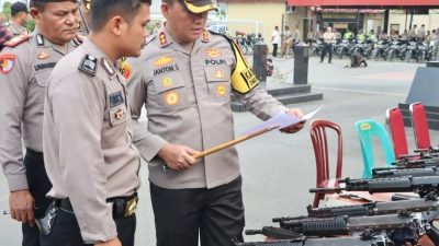 Polres Pelabuhan Belawan Periksa Kesiapan Sarana Prasarana