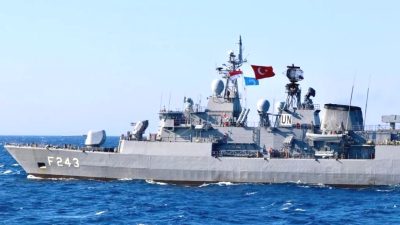 Manuver Terakhir KRI Frans Kaisiepo-368 di Laut Mediterania Dengan Bendera PBB