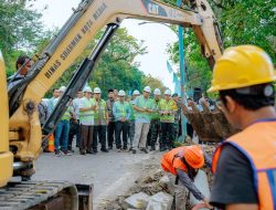 Pembangunan SJUT Sepanjang 71.265M di Kota Medan Dimulai Pembangunannya