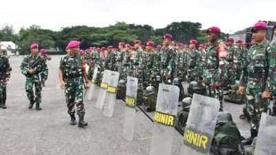Kawal Pemilu 2024, Batalyon Arhanud 2 Marinir Siap Kerahkan Ratusan Prajurit