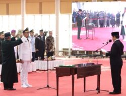 Pj Gubernur Lantik Faisal Hasrimy Sebagai Pj Bupati Langkat