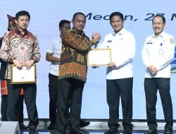 Pemprov Sumut Raih Penghargaan Sertifikasi dengan Luasan Terbanyak dari KPK