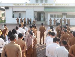 Apel Perdana Pasca Libur Lebaran, Kehadiran ASN Pemkab Sergai 98%