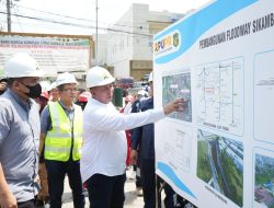 Wali Kota Medan Tinjau Proyek Floodway Sei Sikambing-Belawan