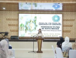 Pererat Tali Silaturahmi, TP PKK Kota Medan Gelar Halal bi Halal