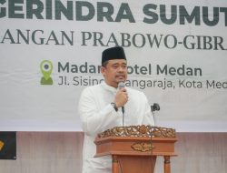 Edukasi Masyarakat dengan Baik di Pemilu 2024, Bobby  Apresiasi Partai Gerindra