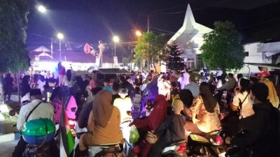 Ribuan Warga Tanjungbalai Turun ke Jalan Pawai Malam Takbiran
