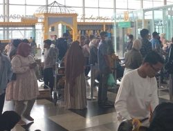 Arus Balik H+4 Lebaran,  Bandara Kualanamu Dipadati Penumpang