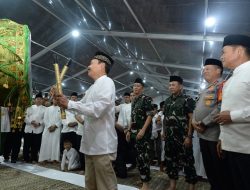 Pj Gubernur Sumut Menabuh Beduk, Semarakkan Malam Takbiran Idul Fitri 1442 H