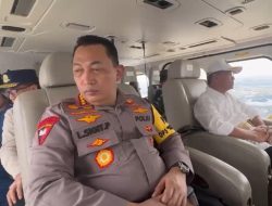 Pastikan Keamanan Arus Balik Lebaran, Kapolri Lakukan Pemantauan Lewat Udara