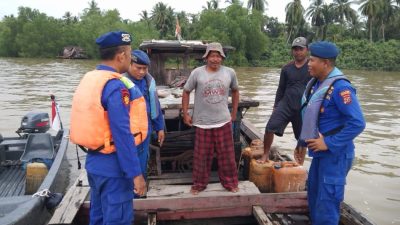 Cegah Masuknya Barang Ilegal, Sat Polairud Polres Tanjungbalai Patroli Rutin