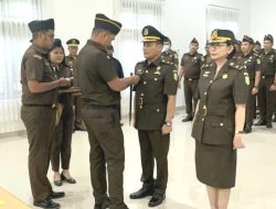 Jabatan Kasi Pidum dan Kasi Datun Kejari Sergai Diserahterimakan