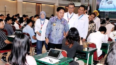 Pj Gubernur Sumut Motivasi Peserta UM CBT Universitas Gajah Mada