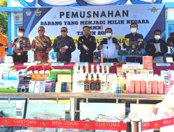 Barang Impor Senilai Rp 88 Juta Dimusnahkan Bea Cukai Kualanamu