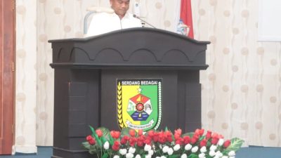 Bupati Sergai Sampaikan Nota Pengantar Ranperda Tahun 2024