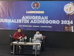 PWI Gelar Lomba Anugerah Jurnalistik Adinegoro 2024 Berhadiah Ratusan Juta
