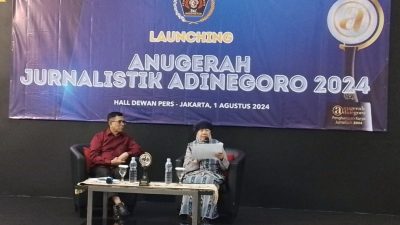 PWI Gelar Lomba Anugerah Jurnalistik Adinegoro 2024 Berhadiah Ratusan Juta