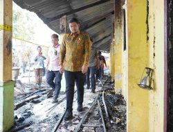 Tinjau SMPN 20 yang Terbakar, Bobby Nasution Instruksikan Dinas Perkim Cikataru Segera Perbaiki !