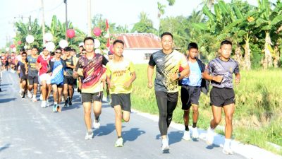 Fun Run 7K Sambut HUT ke-79 RI di Replika Istana Sultan Serdang Sergai