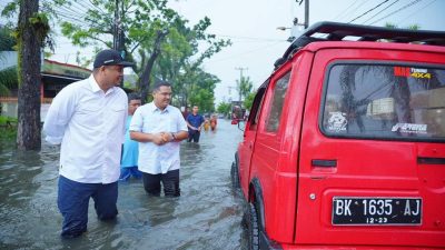 Bobby Nasution dan Pj Sekda Terjun Langsung Pantau Kondisi Warga Terdampak Banjir