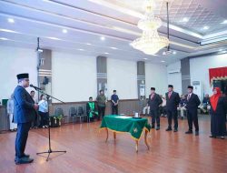 Lantik 4 Pejabat Tinggi Pratama Pemko Medan, Bobby: Jangan Korupsi !