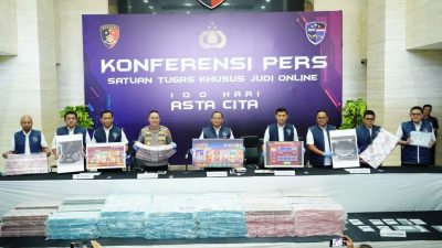 Polri Sita Rp 78,1 Miliar dari Judol Internasional, Komitmen atas Asta Cita Presiden Prabowo