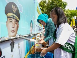 Plt Ketua TP PKK Medan Edukasi Siswa Pentingnya Cuci Tangan Pakai Sabun