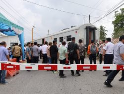 Kurangi Risiko Kecelakaan, Pemprov Sumut Bangun Pos Jaga dan Palang Pintu di Tanjungbalai