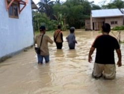 Sungai Bahilang Tebingtinggi Meluap, Ribuan Rumah Terendam Banjir