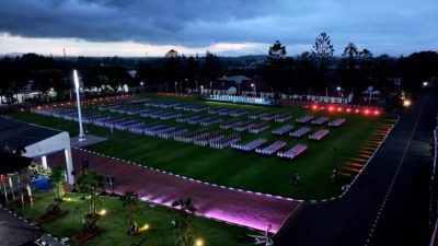 Dipimpin Presiden Prabowo, Rico Waas-Zakiyuddin Ikuti Upacara Parade Senja dan Penurunan Bendera Sang Merah Putih