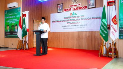 Hadiri Konfercab XIX GP Ansor Medan, Rico Waas: Kami Buka Pintu Kolaborasi Membangun Kota