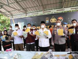 7 Pelaku Narkoba Diciduk, Polres Batubara Musnahkan 10 Kg Sabu