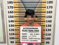 Tak Jera, Residivis Narkoba Diringkus Lagi oleh Polisi Tebing Tinggi