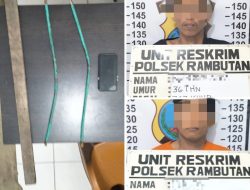 Dua Terduga Pembongkar Bengkel Ditangkap Polisi di Tebing Tinggi