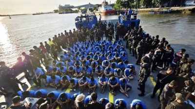 Pengamanan Ditingkatkan, 100 Napi Risiko Tinggi Dipindah ke Nusakambangan