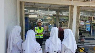 Satlantas Polres Tebing Tinggi Ajak Pelajar Tertib Berlalu Lintas