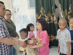 AKP Jhon Harto Panjaitan dan Istri Berbagi Kasih di Panti Asuhan Selfan