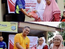 Sambut HUT Bhayangkara ke 79, Polres Tebing Tinggi Gelar Baksos di Bandar Khalipah