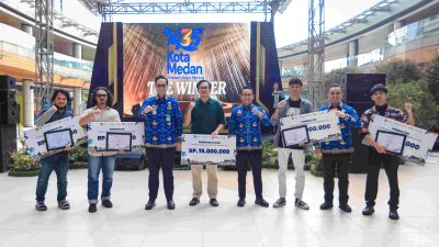 Pemenang Lomba Logo HUT ke-435 Kota Medan Diumumkan, Rico Waas Bangga