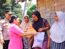 Kapolres Tebing Tinggi Pimpin Bedah Rumah dan Bansos di Momen HUT Bhayangkara ke-79