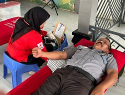 Meriahkan HUT RI Ke-80, Lapas Labuhan Ruku Adakan Donor Darah