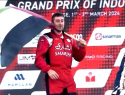 Pembalap Rusty Wyatt Menangi Grand Prix Indonesia F1H20 di Danau Toba