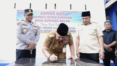 Warisan Belanda di Batubara, Bupati Resmikan Sumur Bor Bersejarah