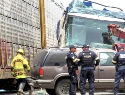Terobos Perlintasan KA, Bus Tingkat Ditabrak Kereta Api 10 Penumpang Tewas