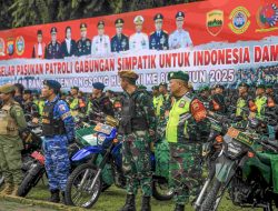 Rico Waas Hadiri Apel Gelar Pasukan Patroli Gabungan Simpatik Untuk Indonesia Damai
