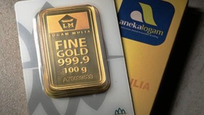 Harga Emas Antam Kembali Menguat, Sentuh Rp2,255 Juta per Gram