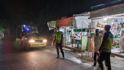 Patroli Blue Light Polsek Padang Hilir, Cegah Balap Liar dan Kemacetan