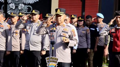 Apel Jam Pimpinan, Kapolres Tebing Tinggi Tekankan Disiplin dan Sikap Humanis
