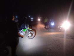 Antisipasi Geng Motor dan Balap Liar, Polsek Sipispis Gelar Patroli Skala Besar